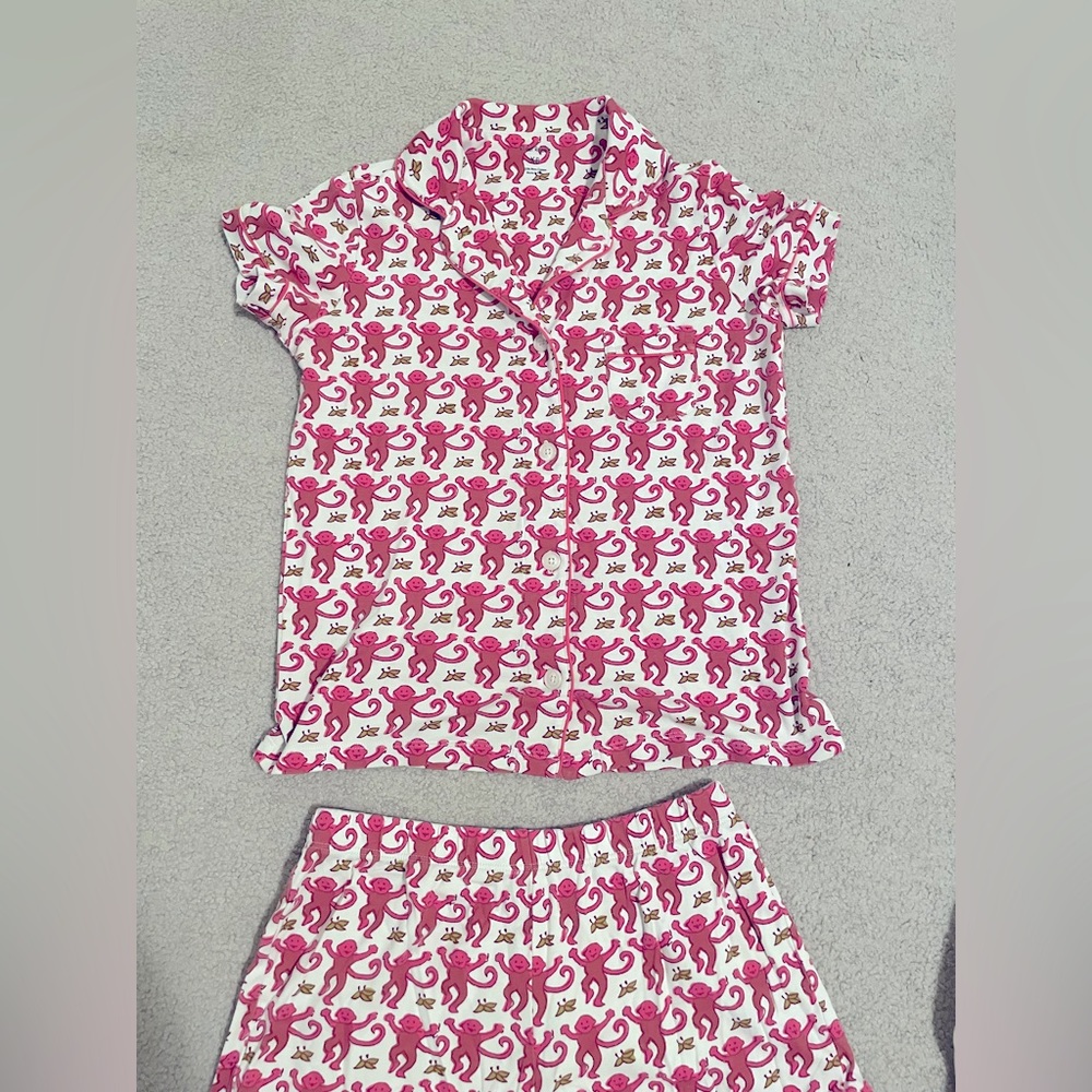 Roller rabbit polo pajamas pink set - XS